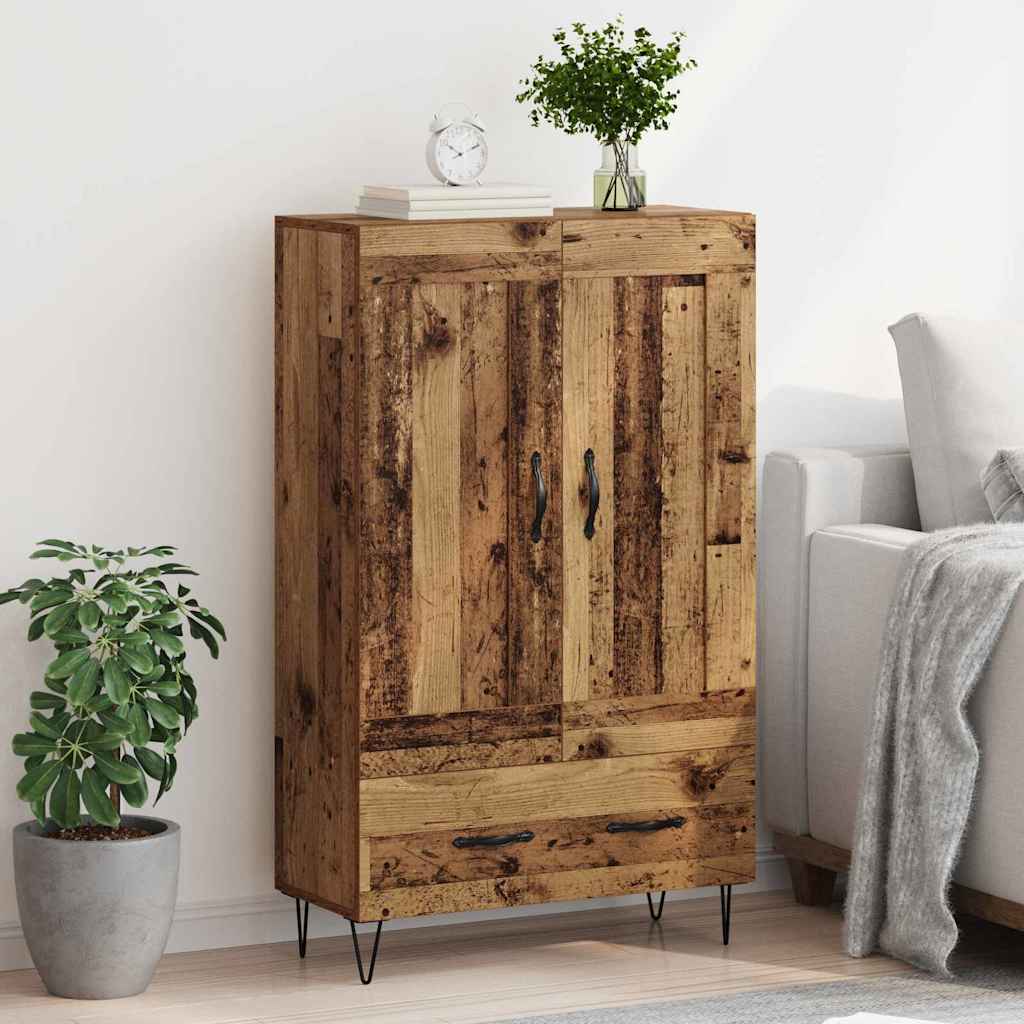 Haut Armoire Bois Ancien 69,5 x 31 x 115 cm Bois d'ingénierie - XIOS