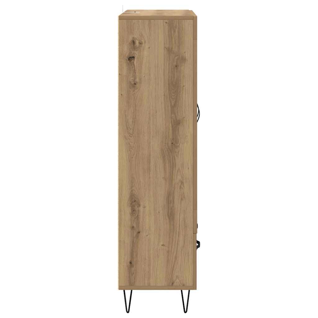 Haut Armoire avec tiroir Chêne artisanal 69,5 x 31 x 115 cm - XIOS