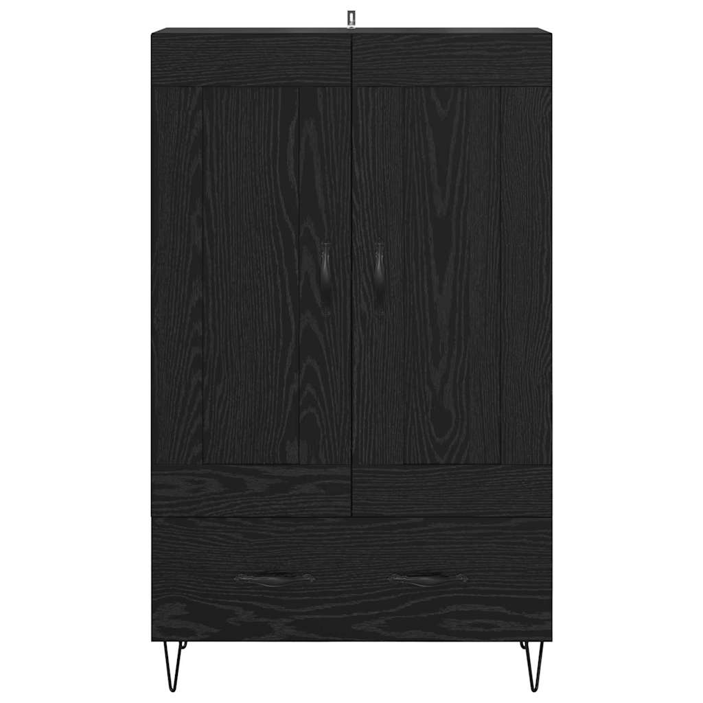 Haut Armoire Chêne noir 69,5 x 31 x 115 cm Bois d'ingénierie - XIOS