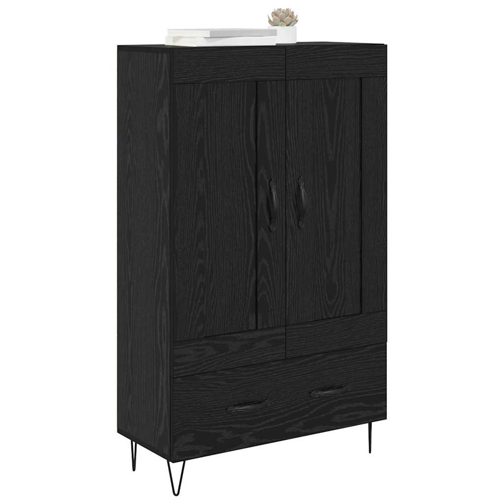 Haut Armoire Chêne noir 69,5 x 31 x 115 cm Bois d'ingénierie - XIOS