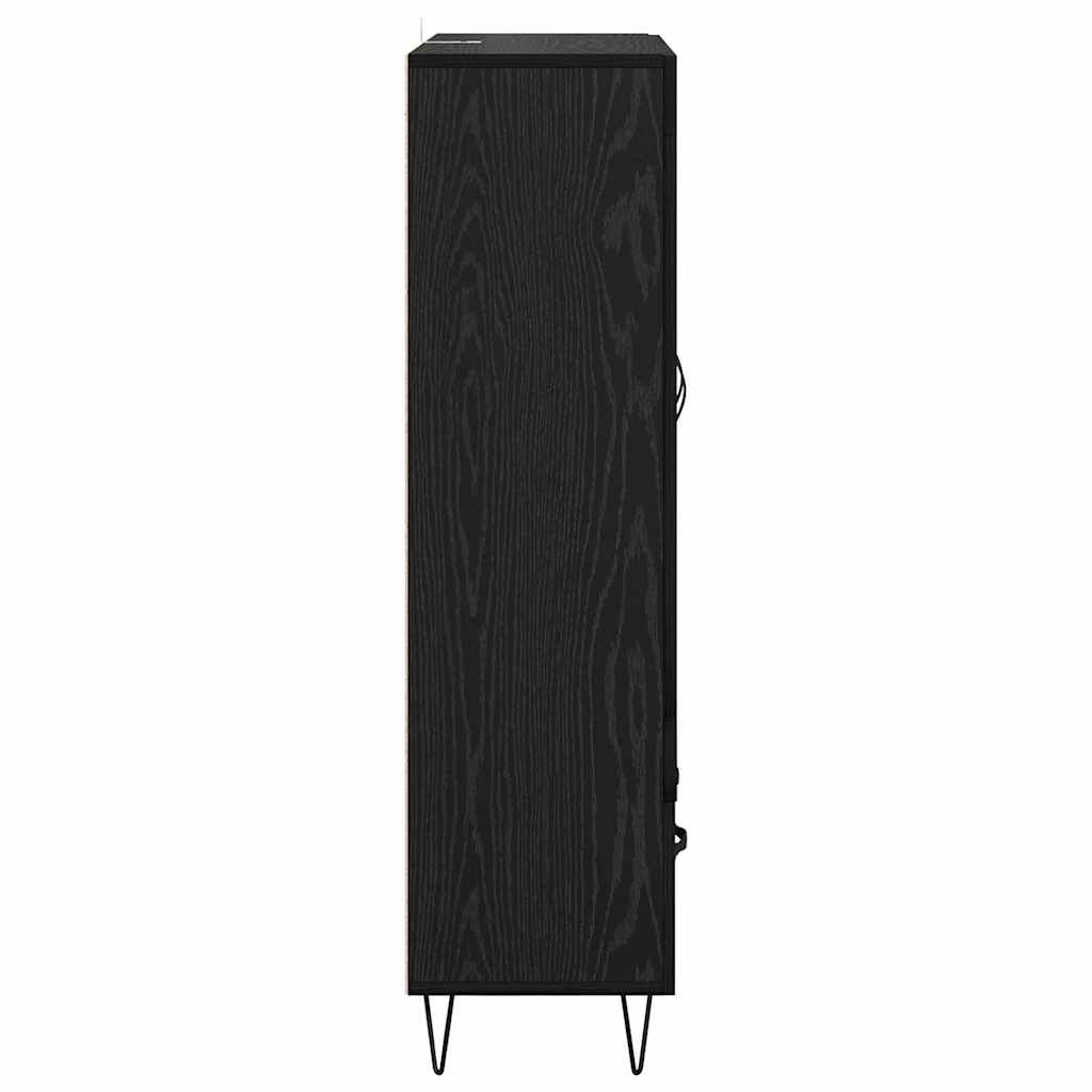 Haut Armoire Chêne noir 69,5 x 31 x 115 cm Bois d'ingénierie - XIOS