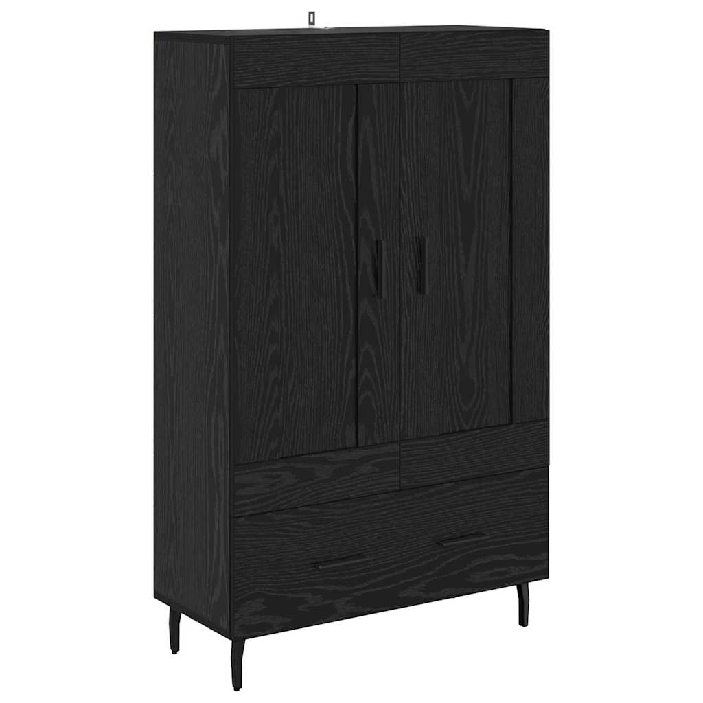 Haut Armoire Chêne noir 69,5 x 31 x 115 cm Bois d'ingénierie - XIOS