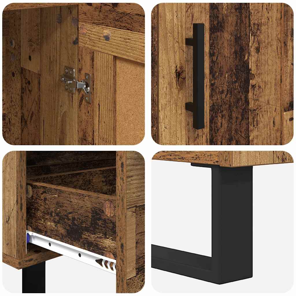 Haut Armoire Bois Ancien 69,5 x 31 x 115 cm Bois d'ingénierie - XIOS