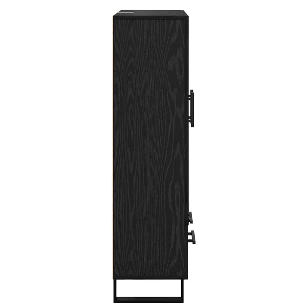 Haut Armoire Chêne noir 69,5 x 31 x 115 cm Bois d'ingénierie - XIOS