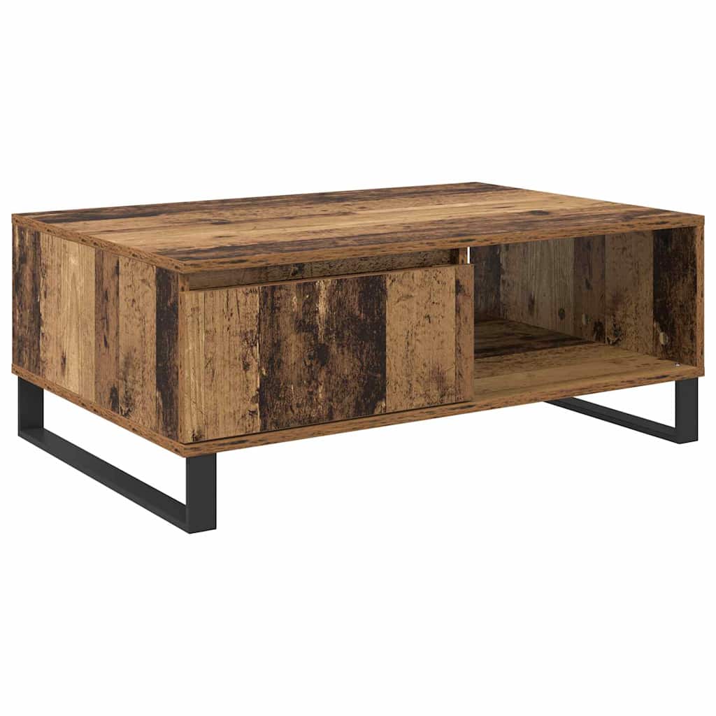 Table basse Bois Ancien 90 x 60 x 35 cm Bois d'ingénierie - XIOS