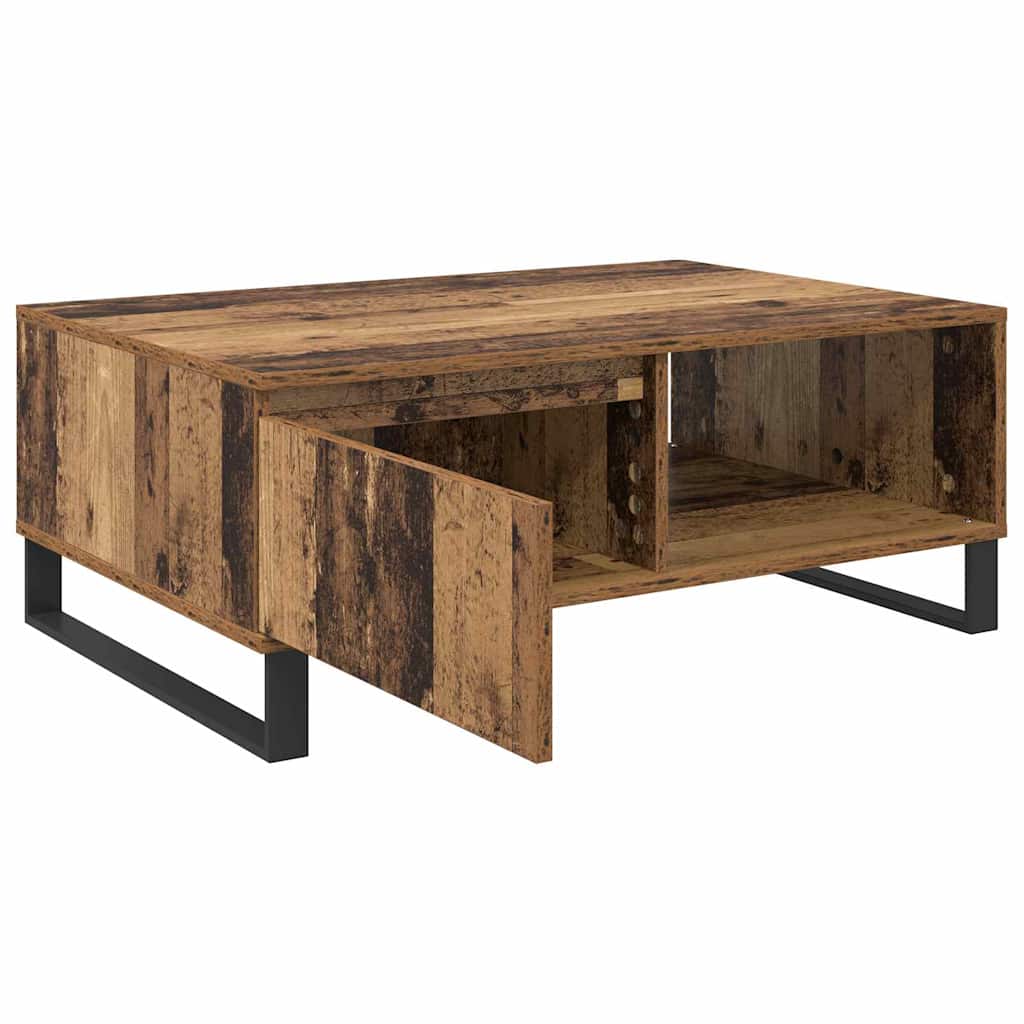 Table basse Bois Ancien 90 x 60 x 35 cm Bois d'ingénierie - XIOS