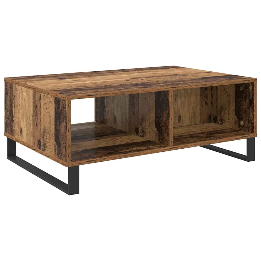 Table basse Bois ancien 90 x 60 x 35 cm Bois d'ingénierie - XIOS