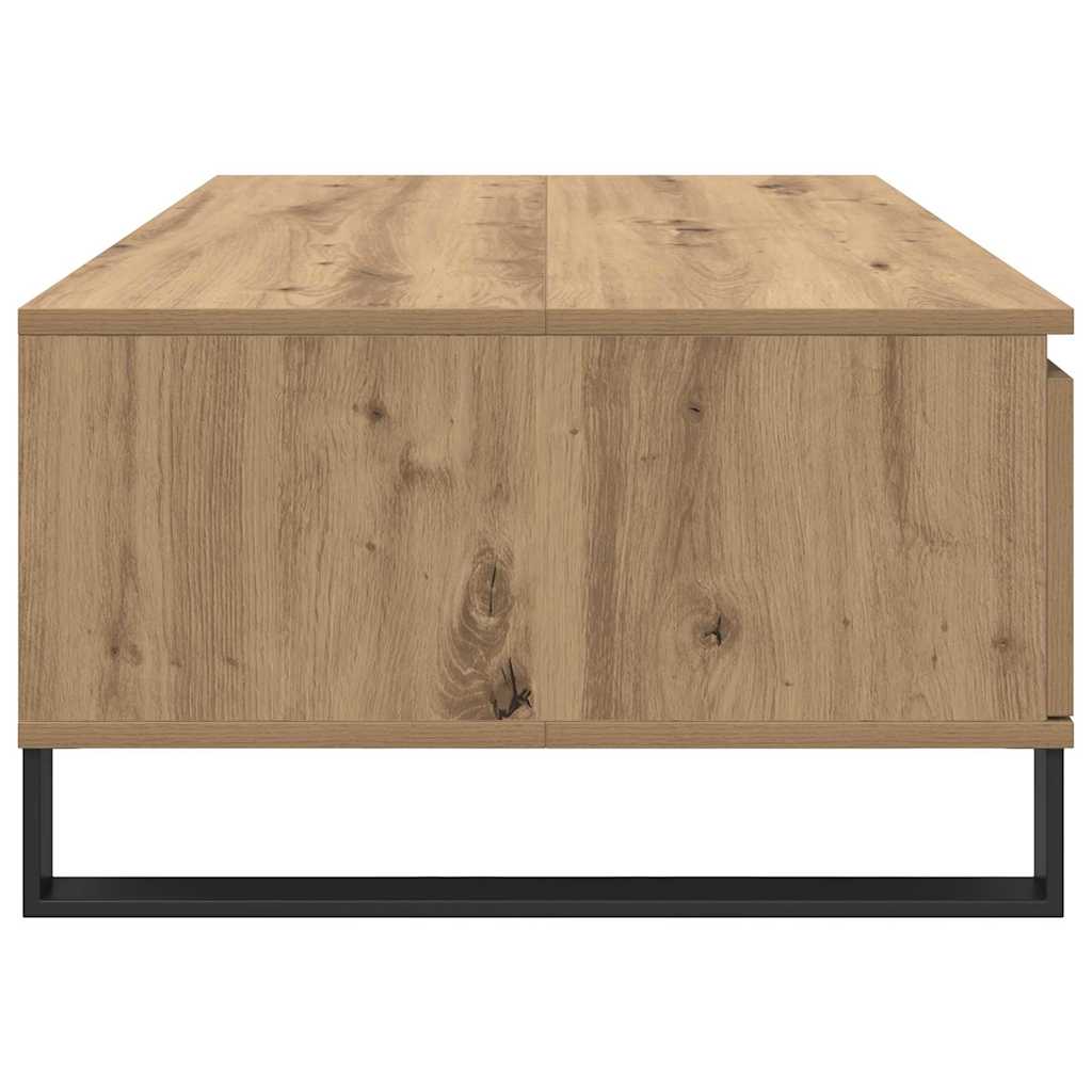 Table basse Chêne artisanal 90 x 60 x 35 cm Bois d'ingénierie - XIOS