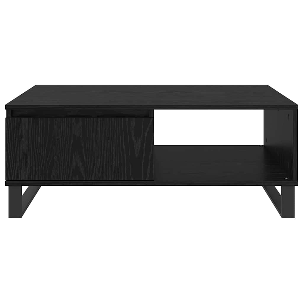 Table basse Chêne noir 90 x 60 x 35 cm Bois d'ingénierie - XIOS