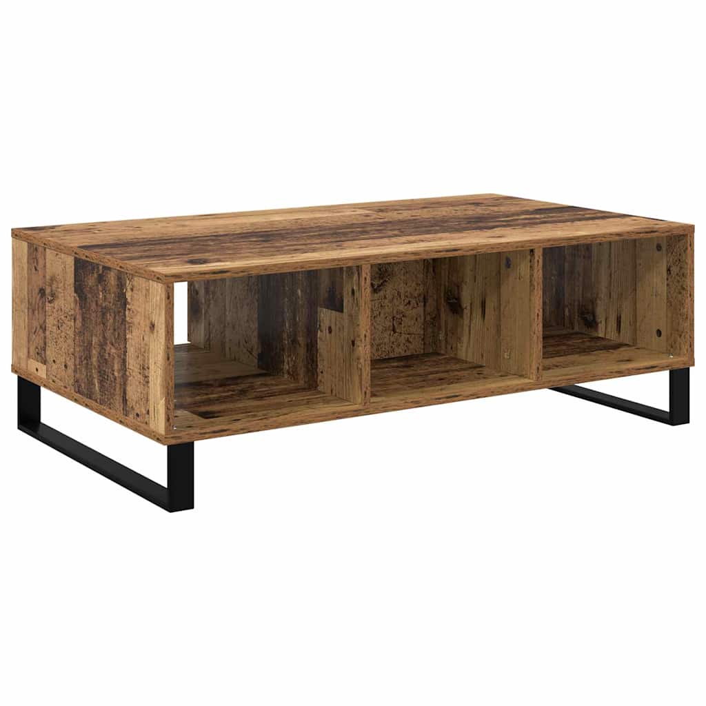 Table basse Bois ancien 104 x 60 x 35 cm Bois d'ingénierie - XIOS