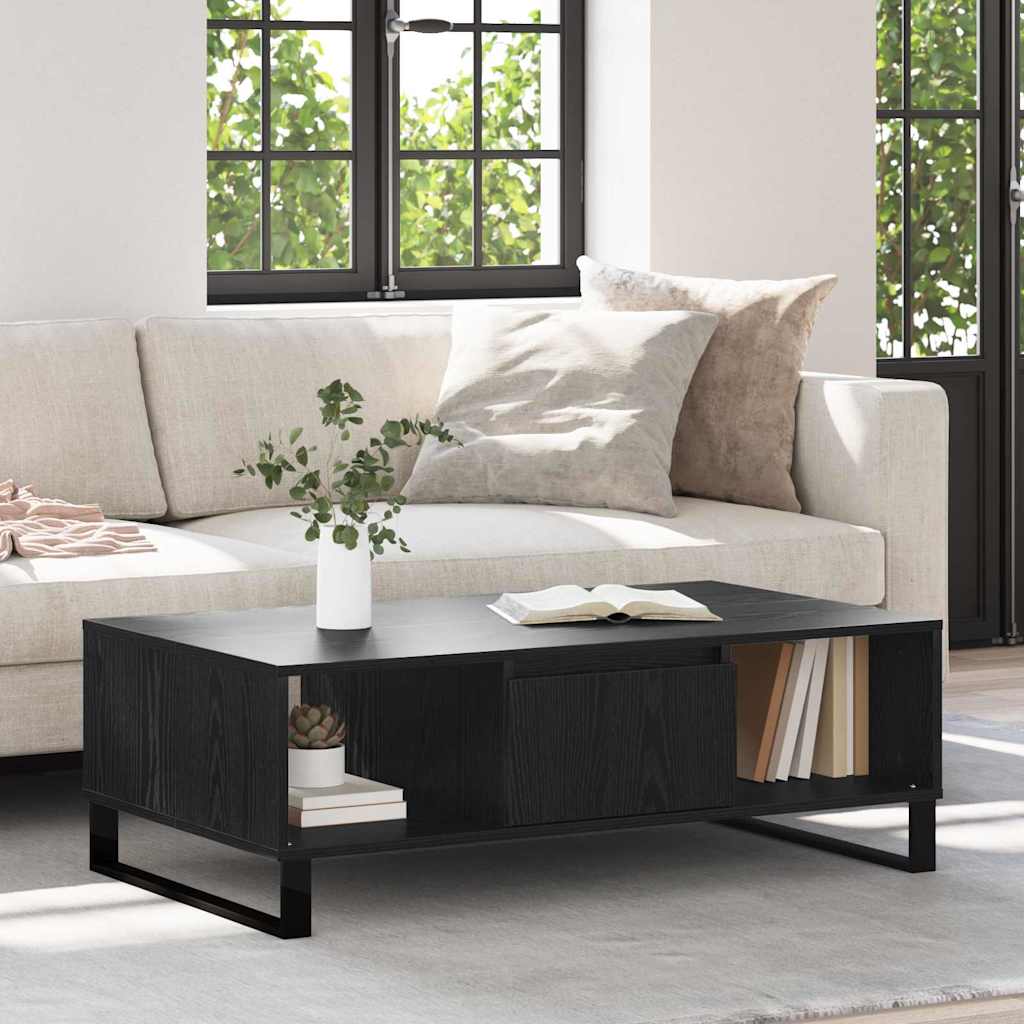 Table basse Chêne noir 104 x 60 x 35 cm Bois d'ingénierie - XIOS
