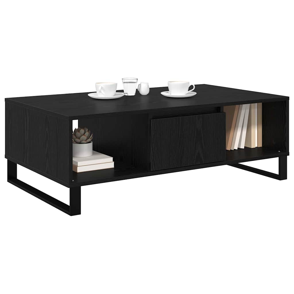 Table basse Chêne noir 104 x 60 x 35 cm Bois d'ingénierie - XIOS