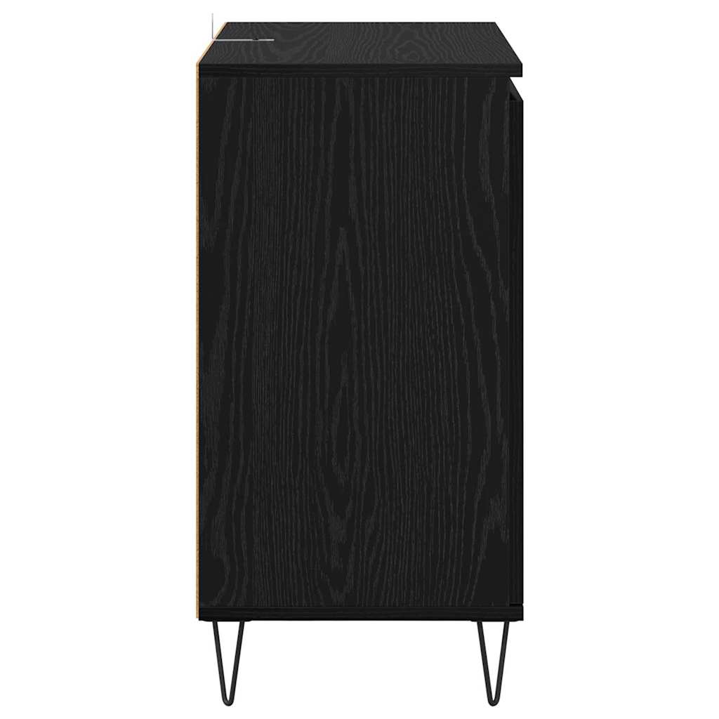 Buffet Chêne noir 60 x 35 x 70 cm Bois d'ingénierie - XIOS