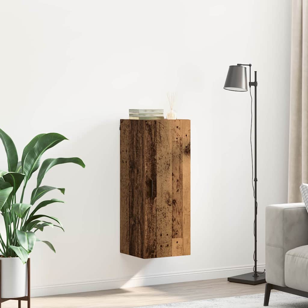 Meuble mural Bois Ancien 34,5 x 34 x 90 cm Bois d'ingénierie - XIOS