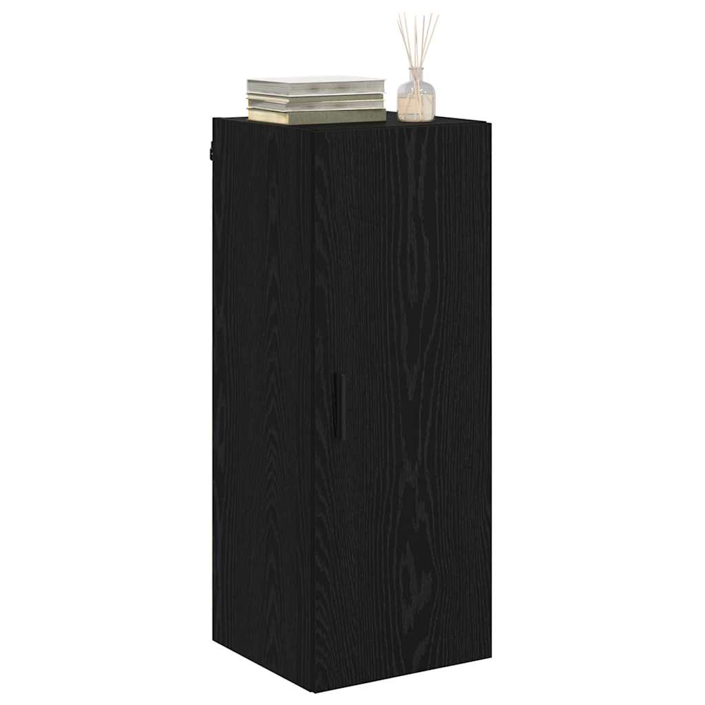 Meuble mural Chêne noir 34,5 x 34 x 90 cm Bois d'ingénierie - XIOS