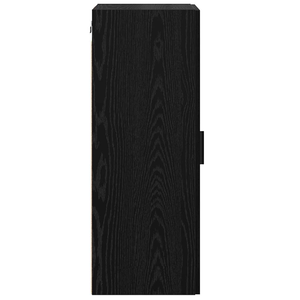 Meuble mural Chêne noir 34,5 x 34 x 90 cm Bois d'ingénierie - XIOS
