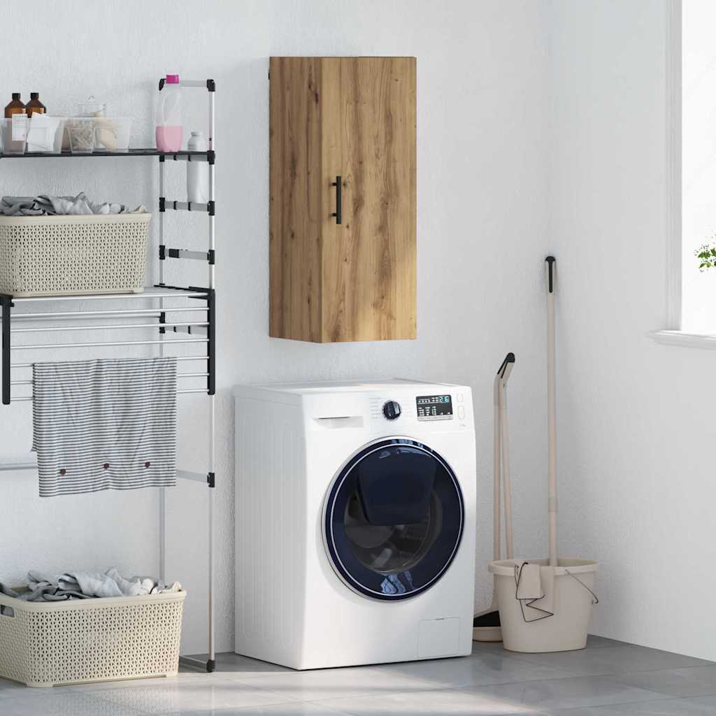 Meuble mural Chêne artisanal 34,5 x 34 x 90 cm - XIOS