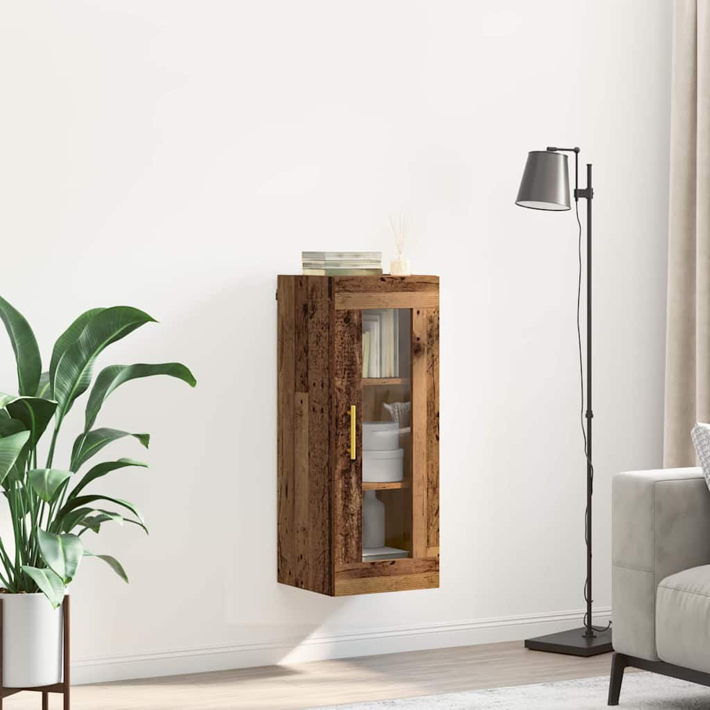 Meuble mural Bois Ancien 34,5 x 34 x 90 cm - XIOS