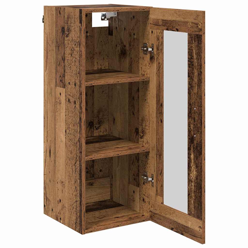 Meuble mural Bois Ancien 34,5 x 34 x 90 cm - XIOS