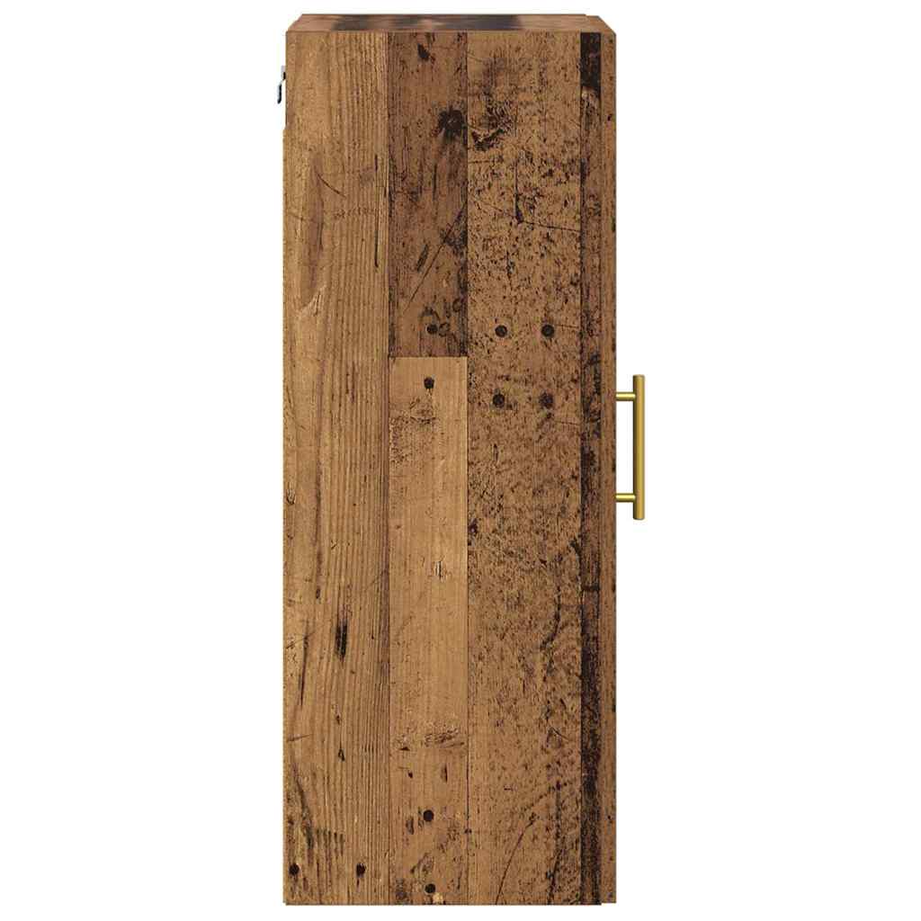 Meuble mural Bois Ancien 34,5 x 34 x 90 cm - XIOS