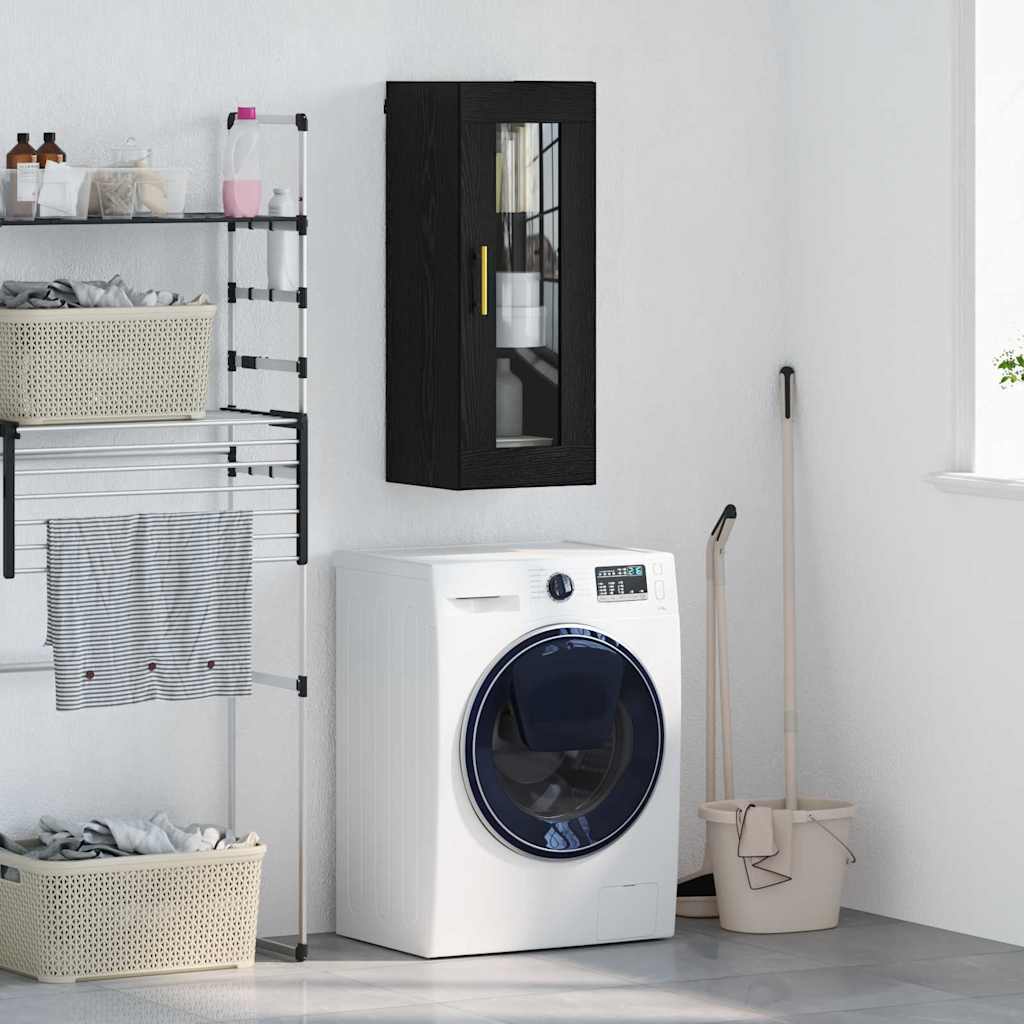 Meuble mural Chêne noir 34,5 x 34 x 90 cm - XIOS