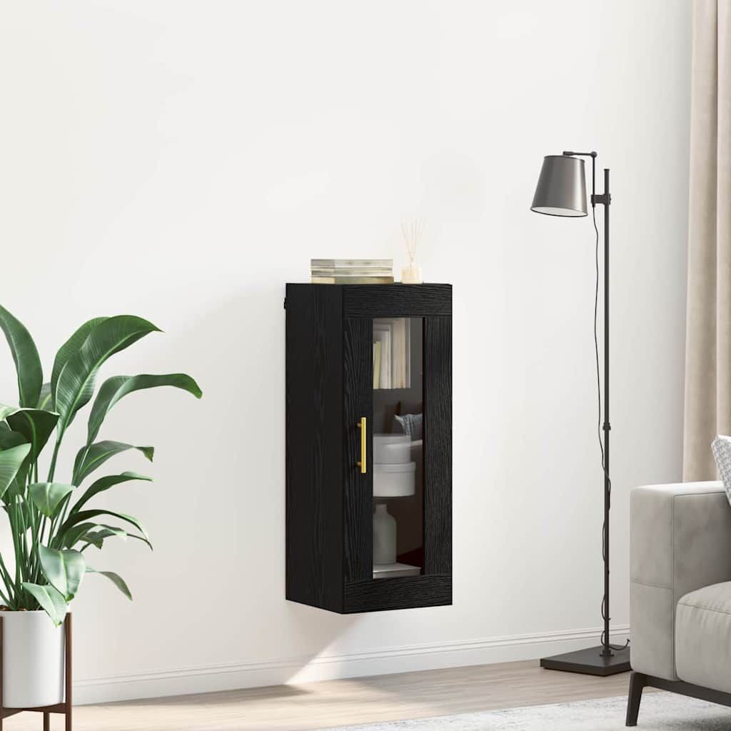 Meuble mural Chêne noir 34,5 x 34 x 90 cm - XIOS