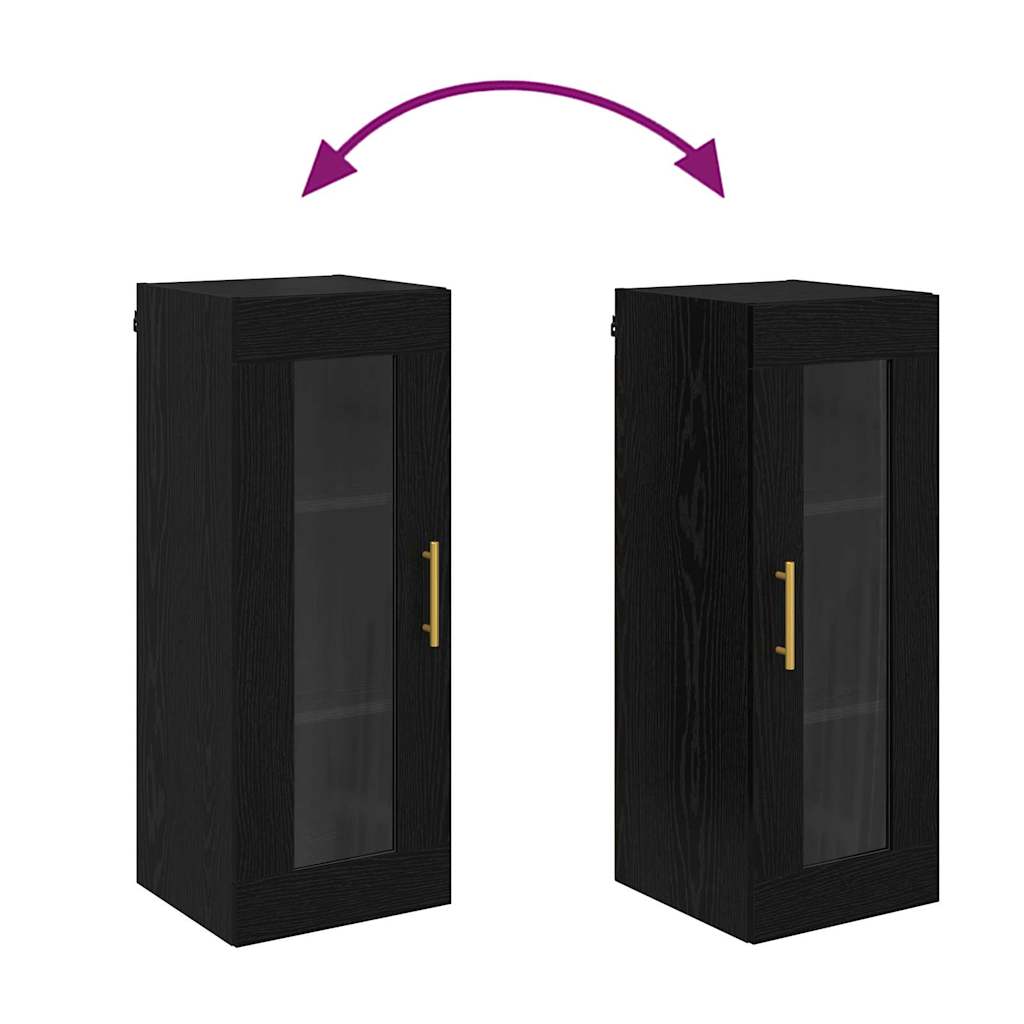 Meuble mural Chêne noir 34,5 x 34 x 90 cm - XIOS