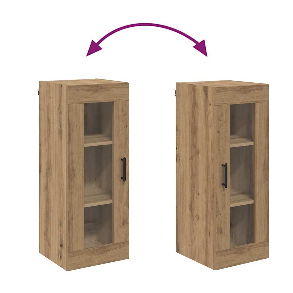 Meuble mural Chêne artisanal 34,5 x 34 x 90 cm - XIOS