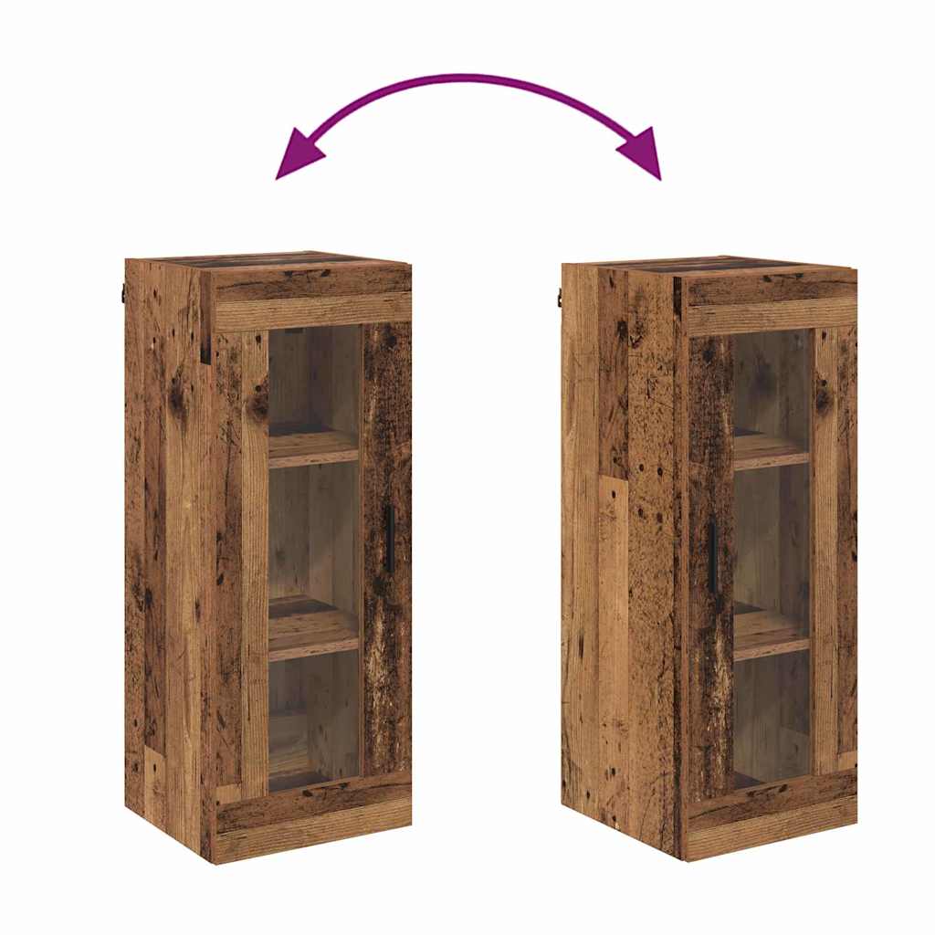 Meuble mural Bois Ancien 34,5 x 34 x 90 cm - XIOS