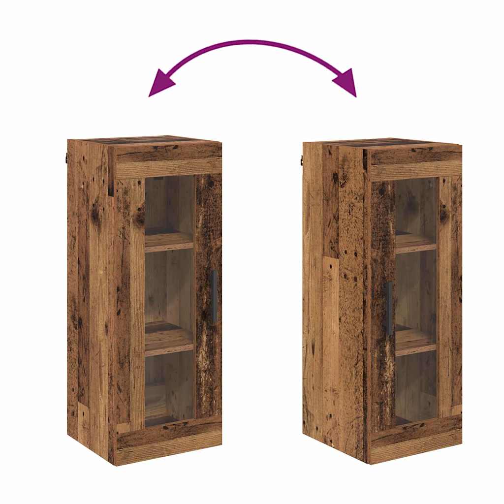 Meuble mural Bois Ancien 34,5 x 34 x 90 cm - XIOS