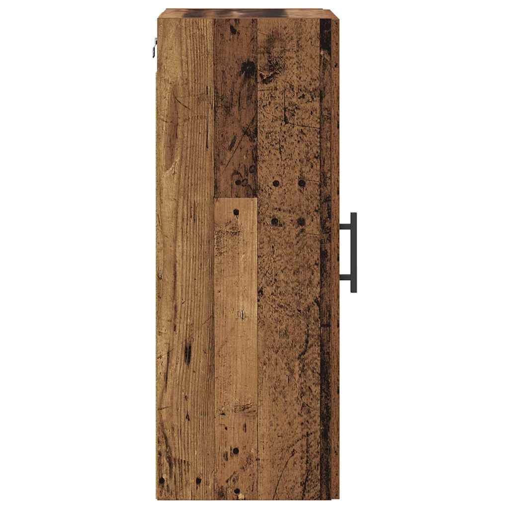 Meuble mural Bois Ancien 34,5 x 34 x 90 cm - XIOS