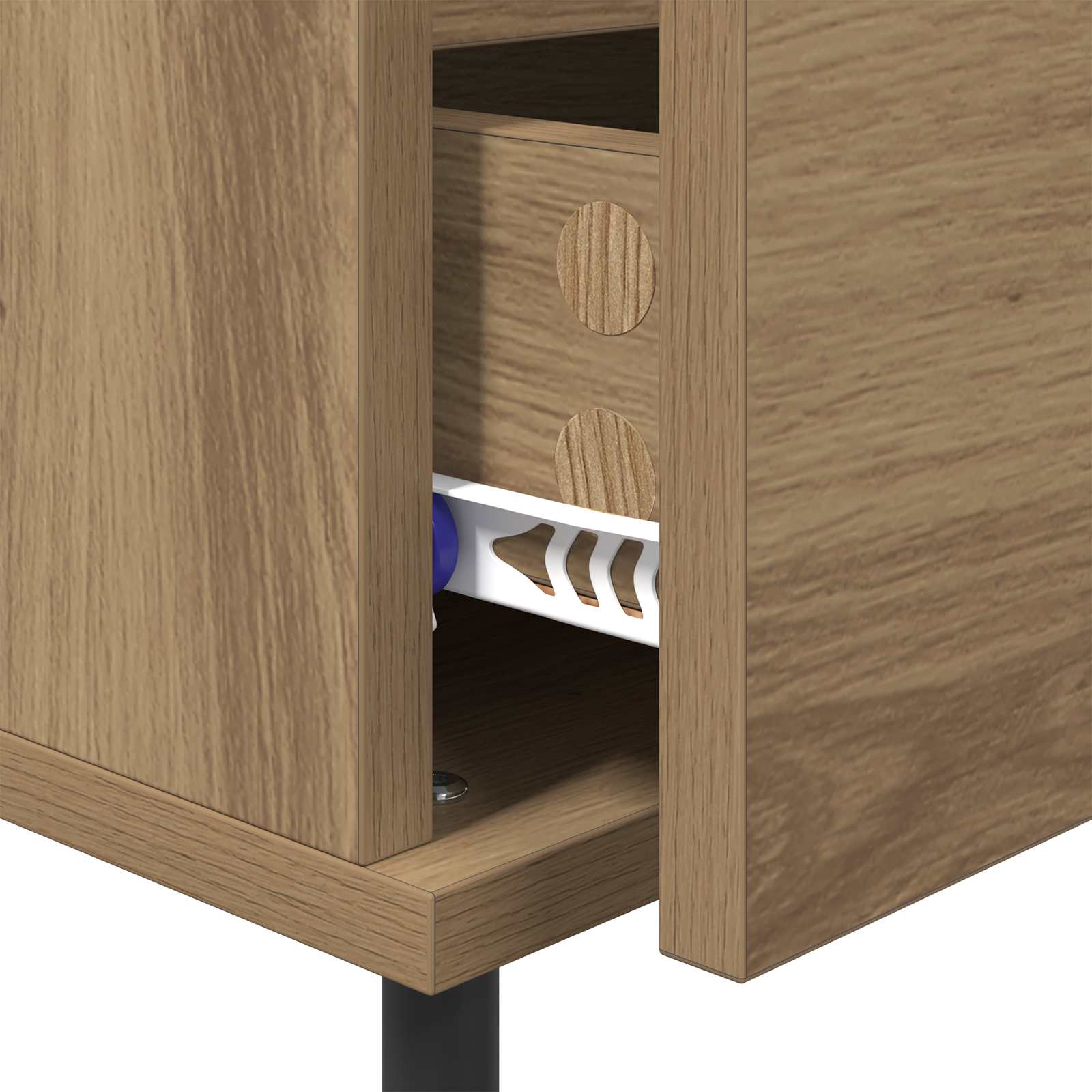 Cabinet de chevet 2 pcs Chêne artisanal 40 x 35 x 50 cm - XIOS