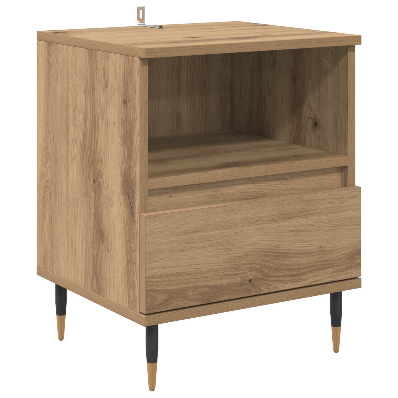 Cabinet de chevet 2 pcs Chêne artisanal 40 x 35 x 50 cm - XIOS