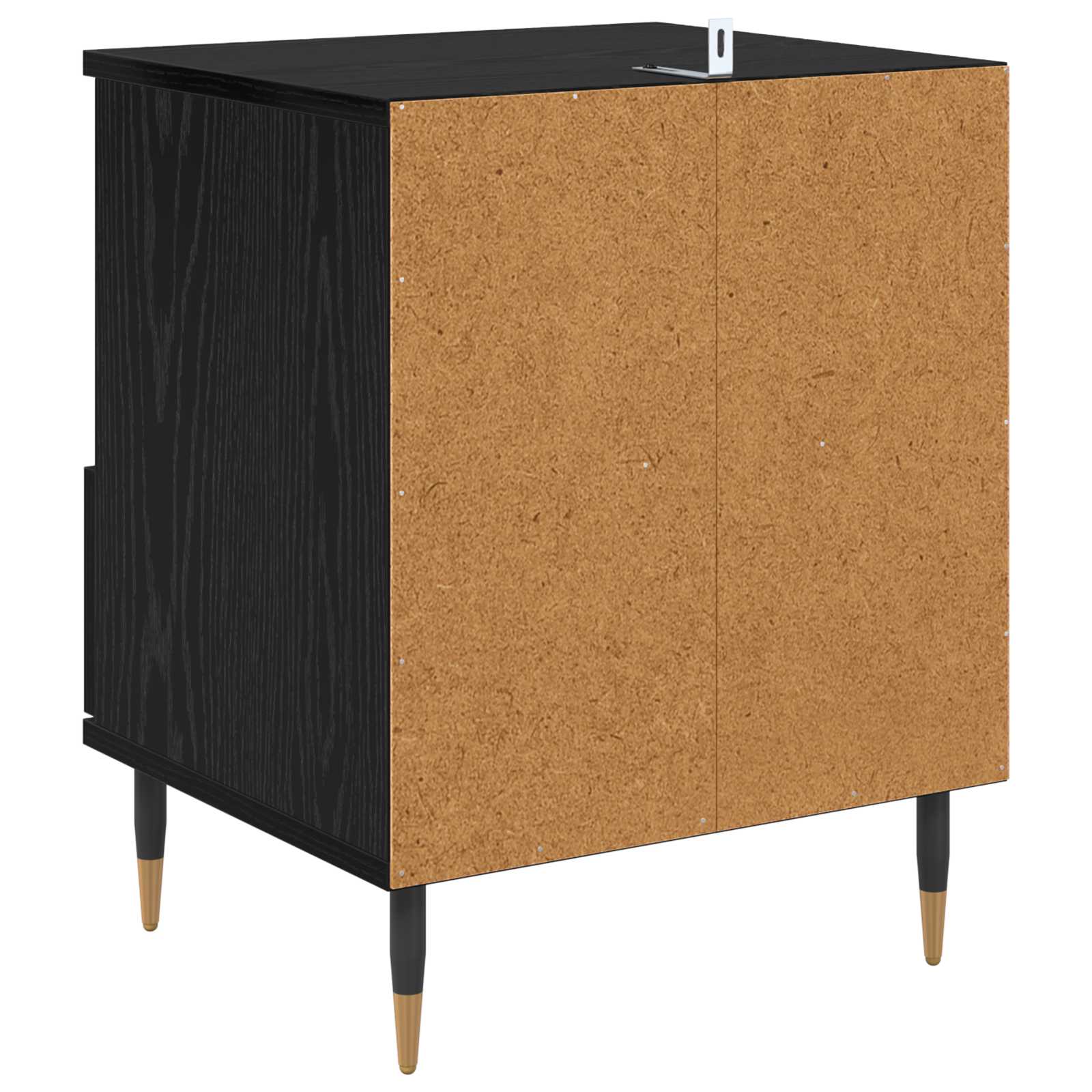Cabinet de chevet avec tiroir 2 pcs Chêne noir 40 x 35 x 50 cm - XIOS