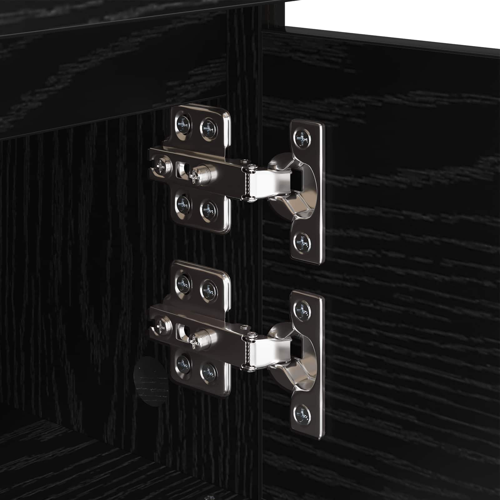 Cabinet de chevet avec tiroir 2 pcs Chêne noir 40 x 35 x 50 cm - XIOS