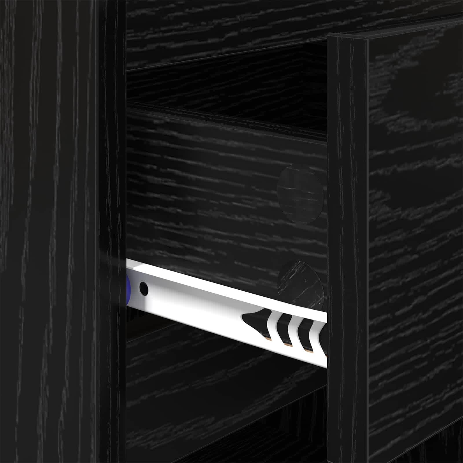Cabinet de chevet avec tiroir 2 pcs Chêne noir 40 x 35 x 50 cm - XIOS