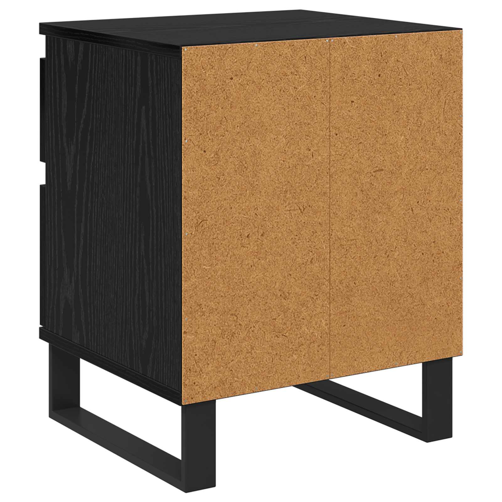 Cabinet de chevet avec tiroir 2 pcs Chêne noir 40 x 35 x 50 cm - XIOS