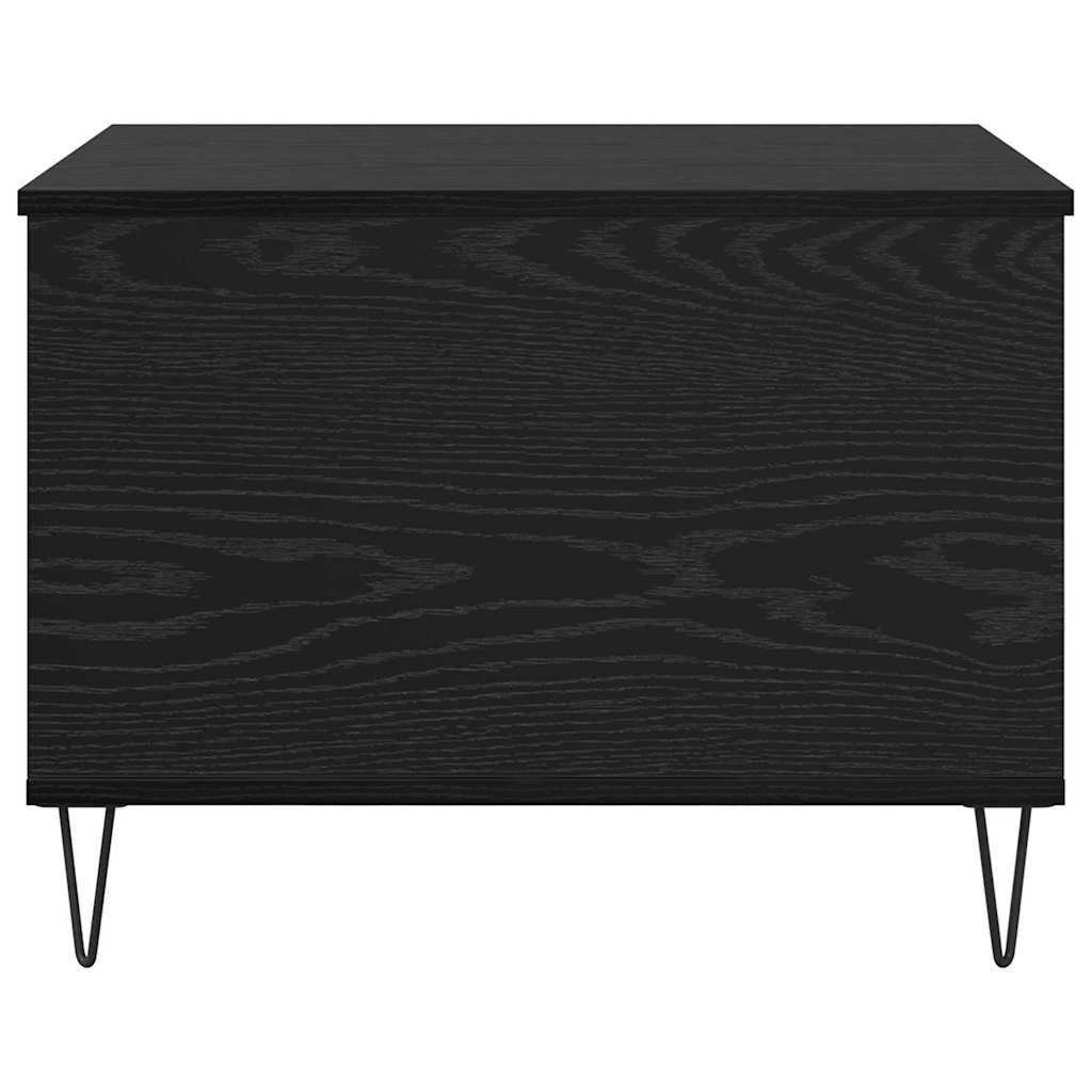 Table basse Chêne noir 60 x 44,5 x 45 cm Bois d'ingénierie