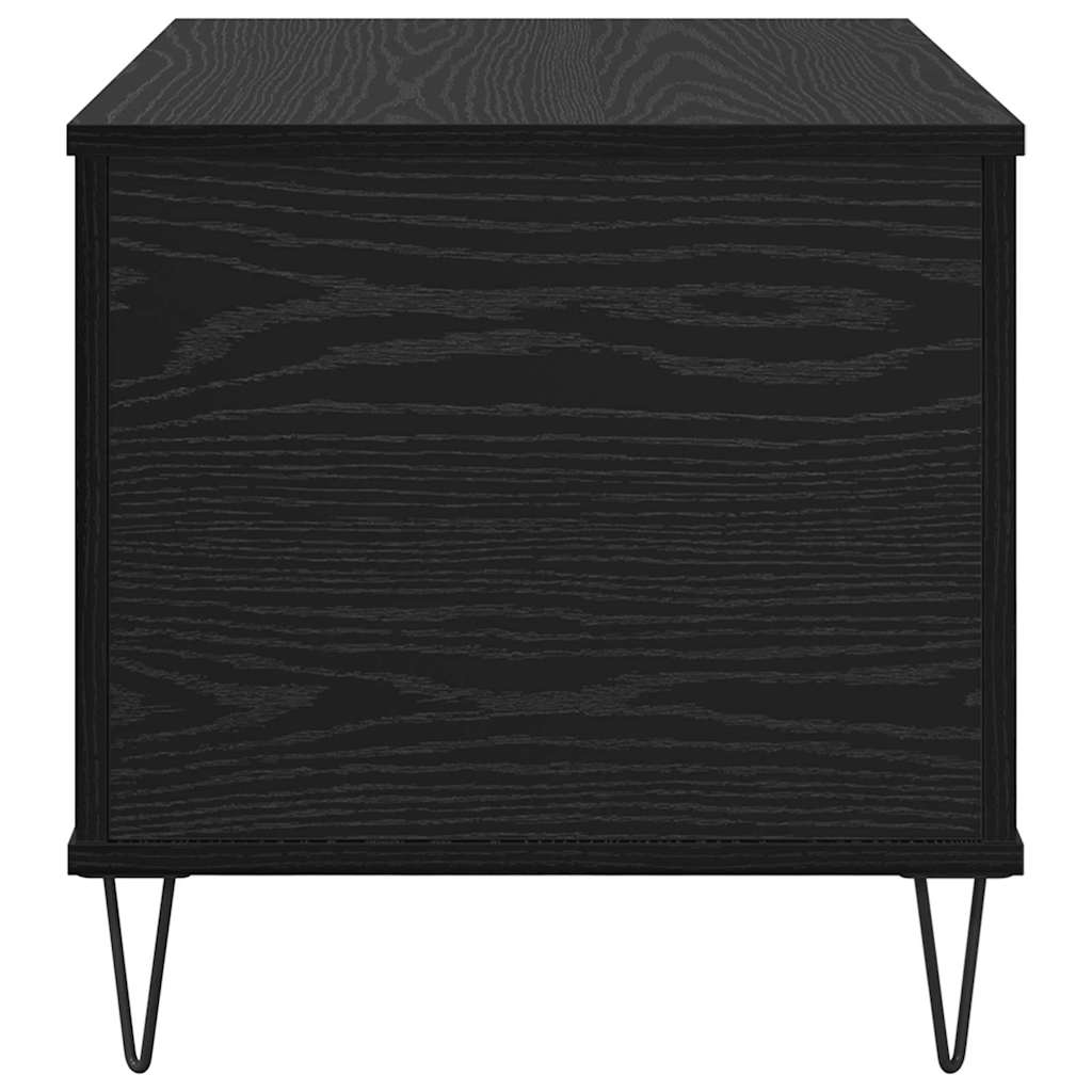 Table basse Chêne noir 60 x 44,5 x 45 cm Bois d'ingénierie