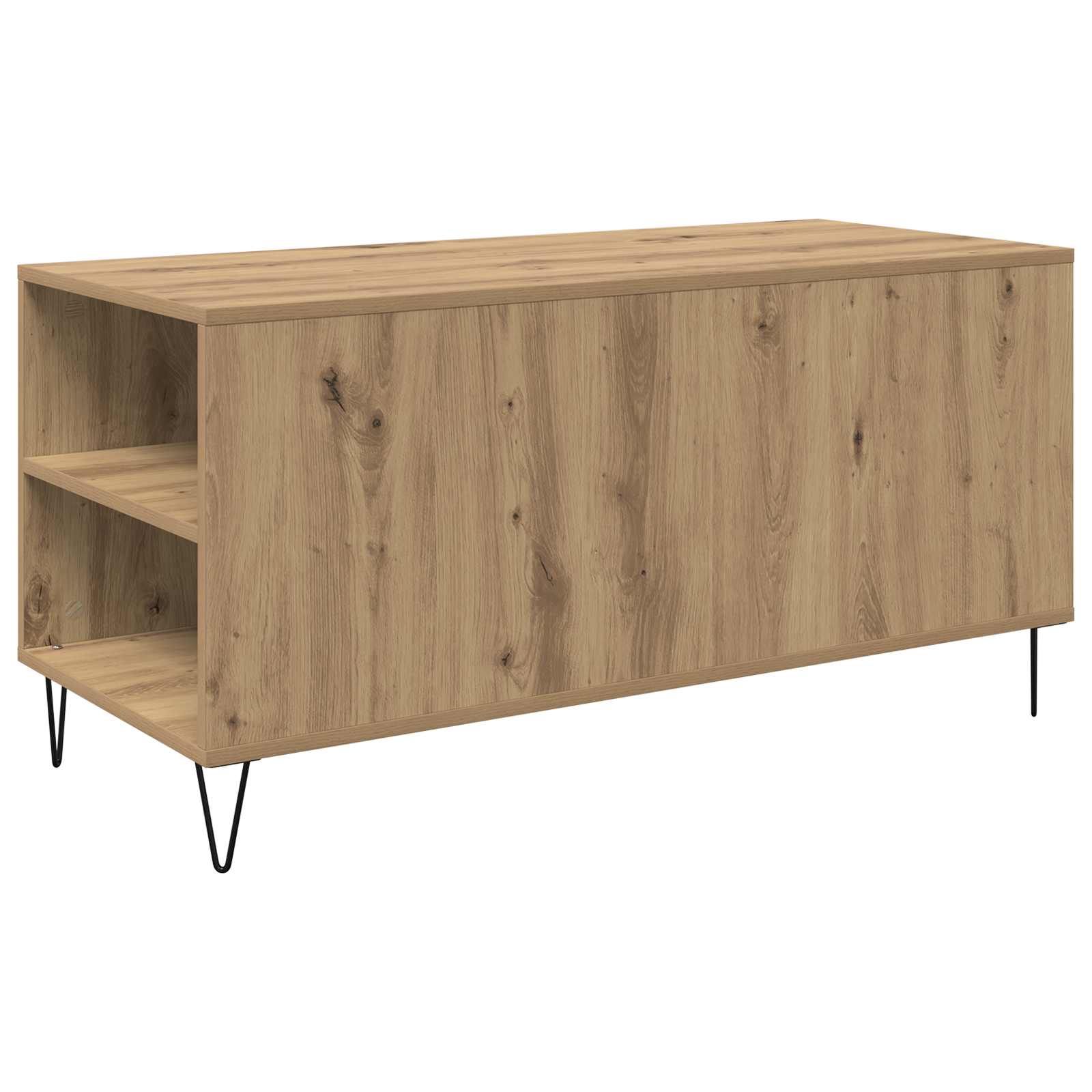 Table basse avec tiroir Chêne artisanal 102 x 44,5 x 50 cm - XIOS