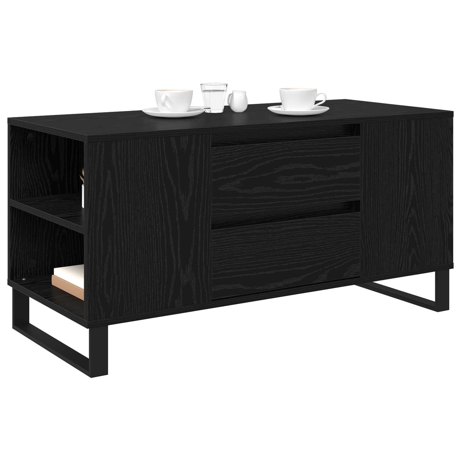 Table basse Chêne noir 102 x 44,5 x 50 cm Bois d'ingénierie - XIOS
