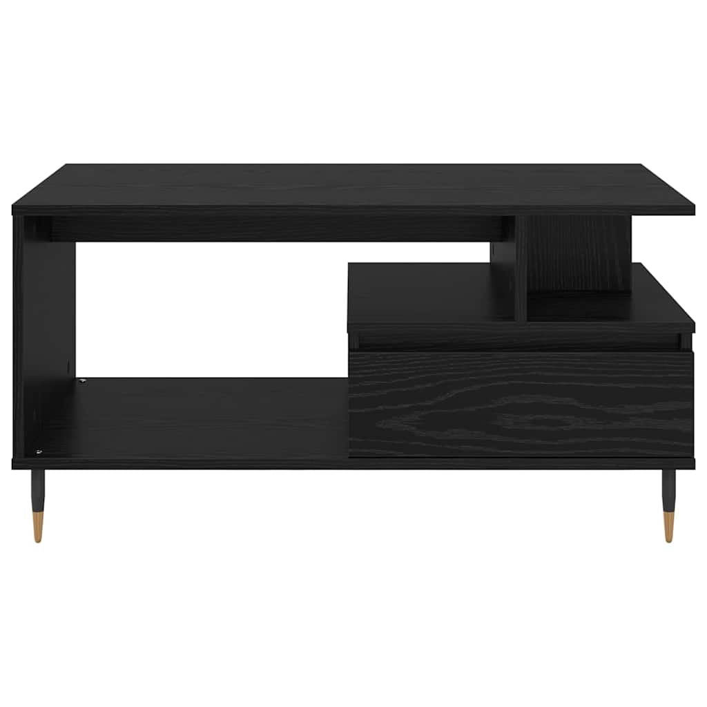 Table basse Chêne noir 90 x 49 x 45 cm Bois d'ingénierie - XIOS