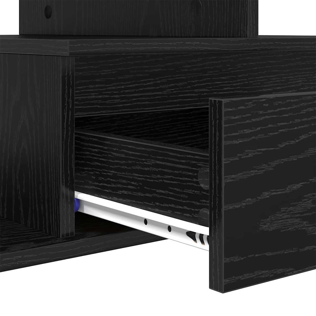 Table basse Chêne noir 90 x 49 x 45 cm Bois d'ingénierie - XIOS