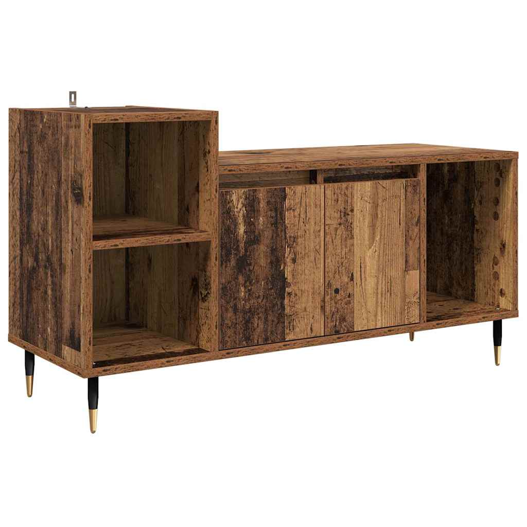 Meuble TV 100 x 35 x 55 cm Bois Ancien Bois d'ingénierie - XIOS