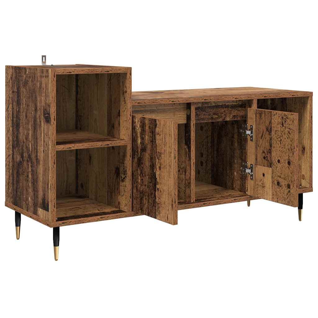 Meuble TV 100 x 35 x 55 cm Bois Ancien Bois d'ingénierie - XIOS