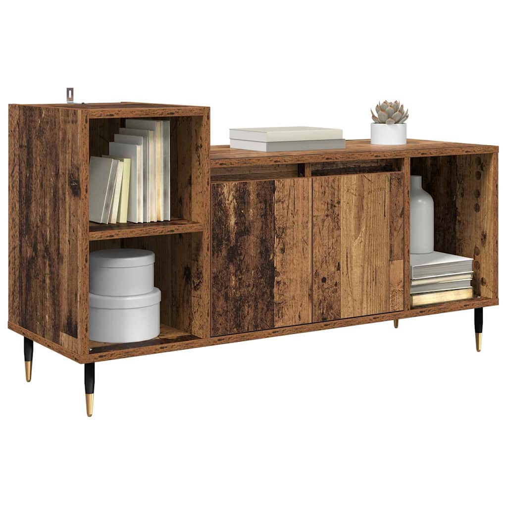 Meuble TV 100 x 35 x 55 cm Bois Ancien Bois d'ingénierie - XIOS