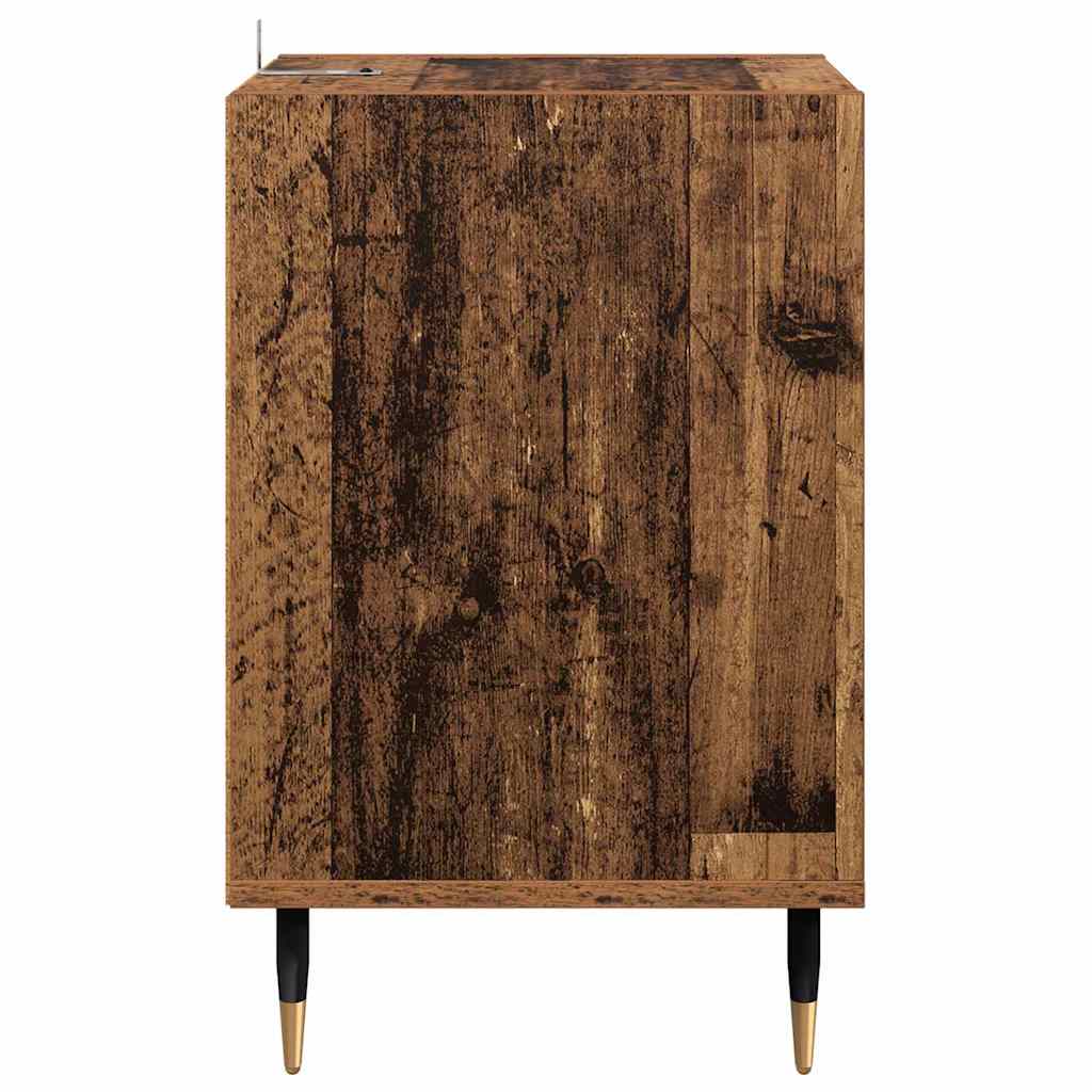 Meuble TV 100 x 35 x 55 cm Bois Ancien Bois d'ingénierie - XIOS