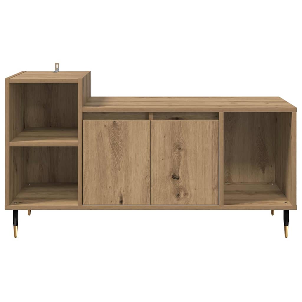 Meuble TV 100 x 35 x 55 cm Chêne artisanal Bois d'ingénierie - XIOS
