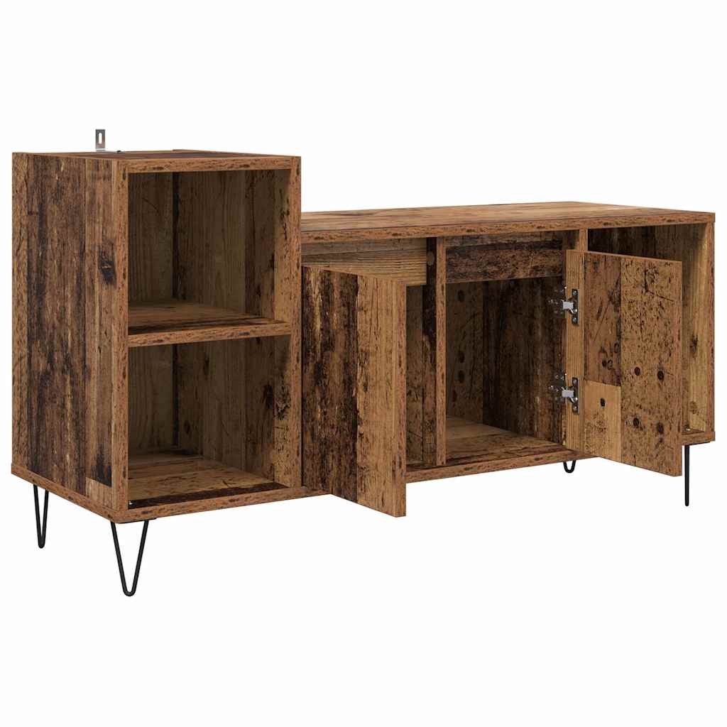 Meuble TV 100 x 35 x 55 cm Bois Ancien Bois d'ingénierie - XIOS