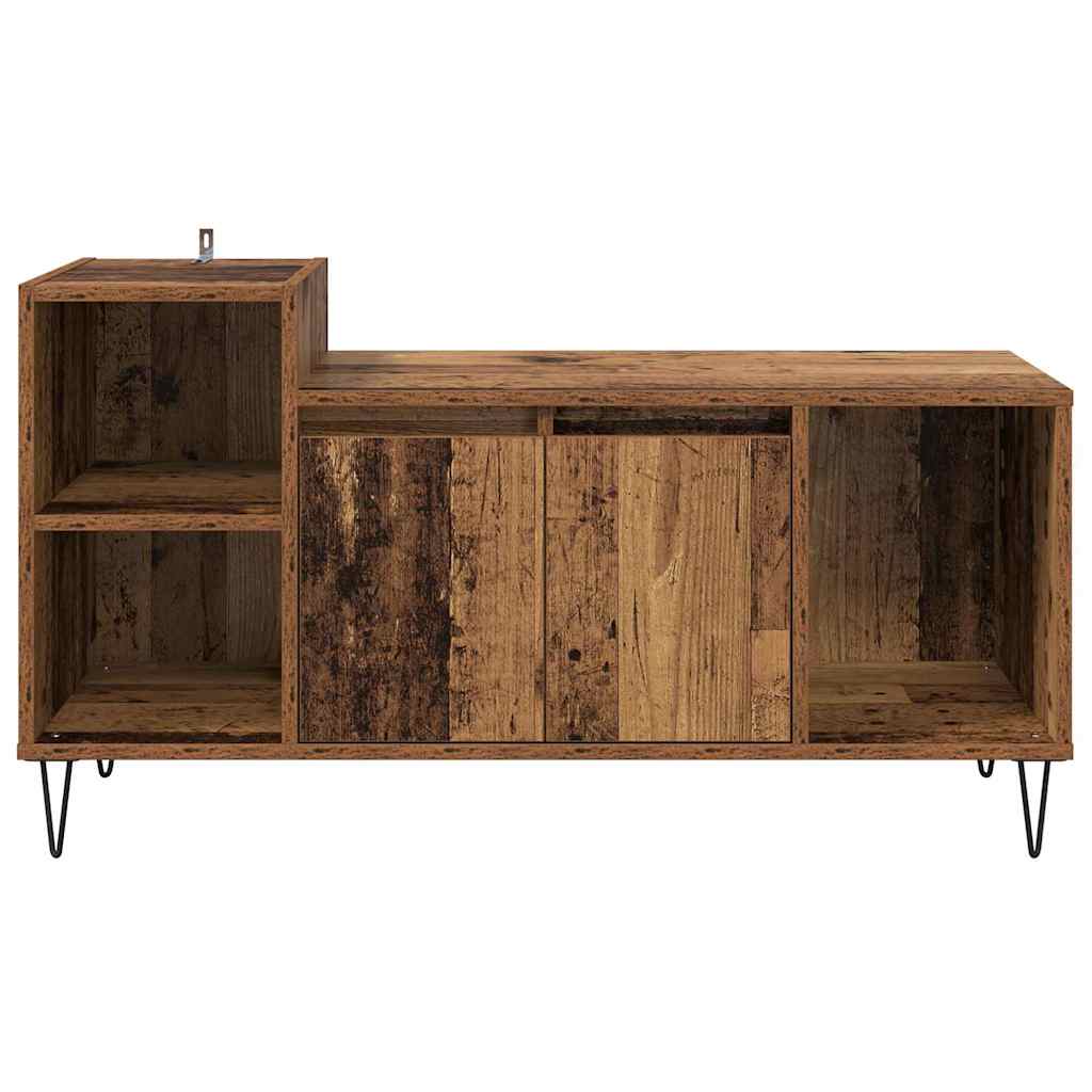 Meuble TV 100 x 35 x 55 cm Bois Ancien Bois d'ingénierie - XIOS